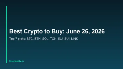 Best Crypto to Buy Right Now: Top 7 Picks for June 26, 2026