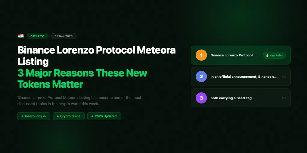 Binance Lorenzo Protocol Meteora Listing: 3 Major Reasons These New Tokens Matter