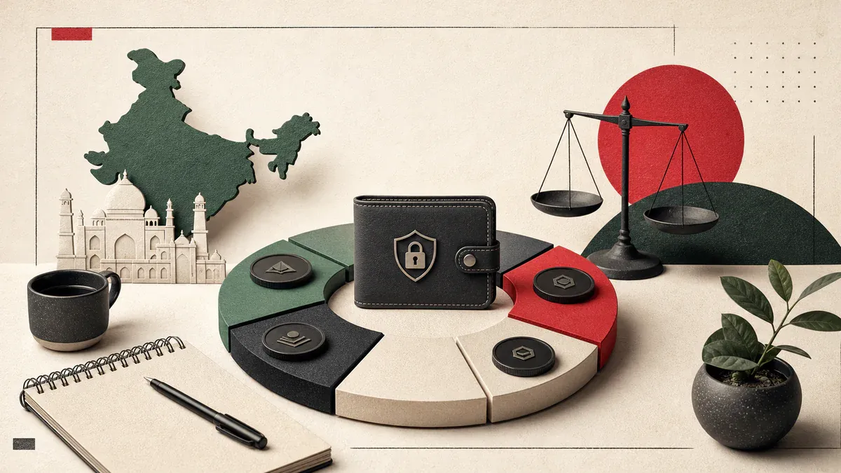 Editorial illustration for Bitcoin ETF vs Direct Bitcoin in India: Costs, Custody and Tax