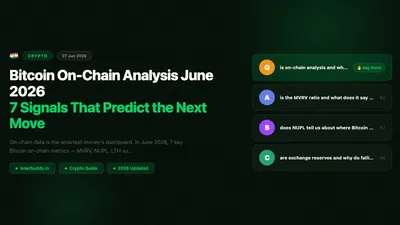 Bitcoin On-Chain Analysis June 2026: 7 Signals That Predict the Next Move
