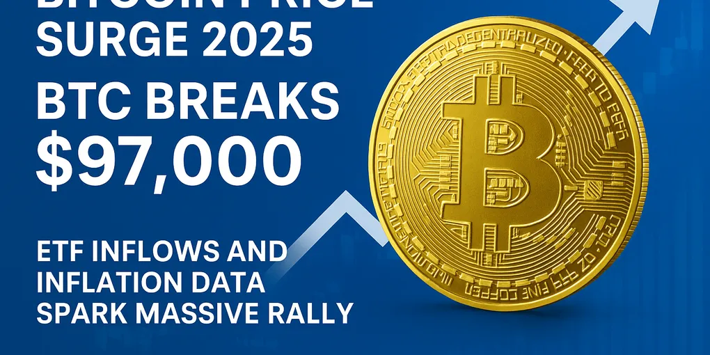 Bitcoin Price Surge 2025: BTC Breaks $97,000 as ETF Inflows and Inflation Data Spark Massive Rally