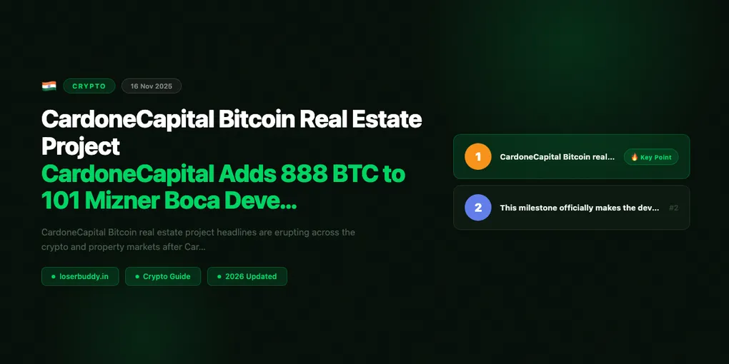 CardoneCapital Bitcoin Real Estate Project: CardoneCapital Adds 888 BTC to 101 Mizner Boca Development