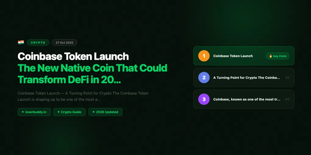 Coinbase Token Launch: The New Native Coin That Could Transform DeFi in 2025 🚀