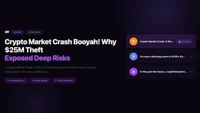 Crypto Market Crash Booyah! Why $25M Theft Exposed Deep Risks
