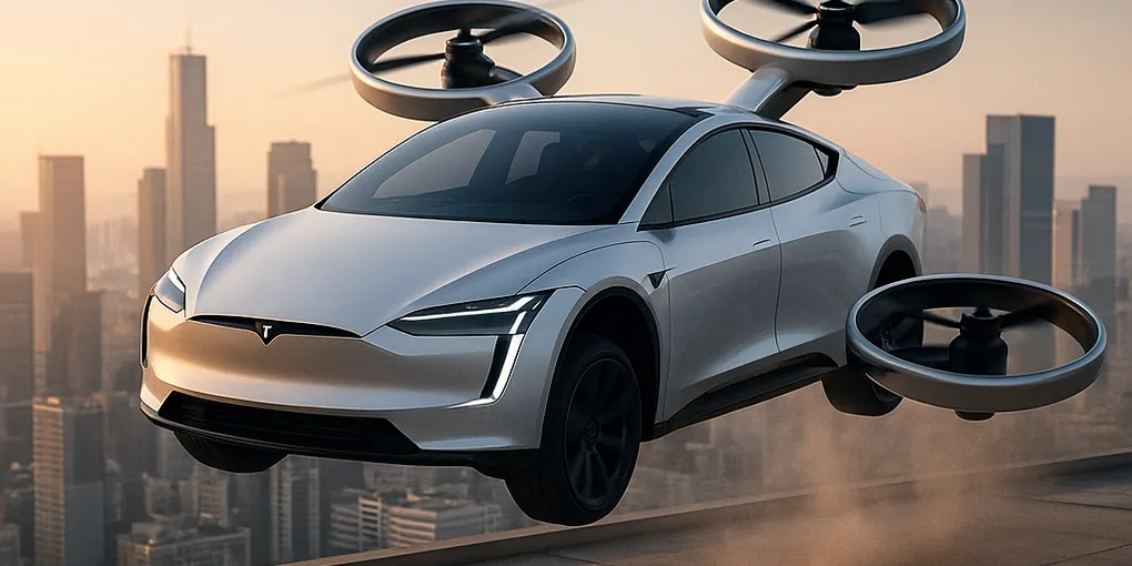 Elon Musk Flying Car: Tesla May Launch a Flying Car in the Future 🚀
