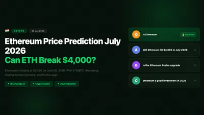 Ethereum Price Prediction July 2026: Can ETH Break $4,000?