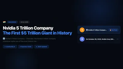 Nvidia 5 Trillion Company: The First $5 Trillion Giant in History