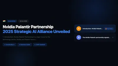 Nvidia Palantir Partnership: 2025 Strategic AI Alliance Unveiled