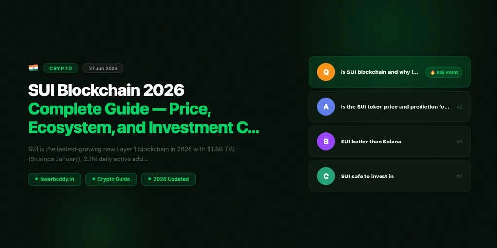 SUI Blockchain 2026: Complete Guide — Price, Ecosystem, and Investment Case