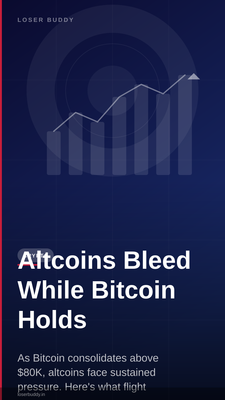 Altcoins Bleed While Bitcoin Holds: Flight to Quality Accelerates