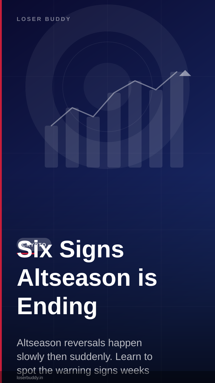 Six Signs Altseason is Ending: Watch Before the Crash