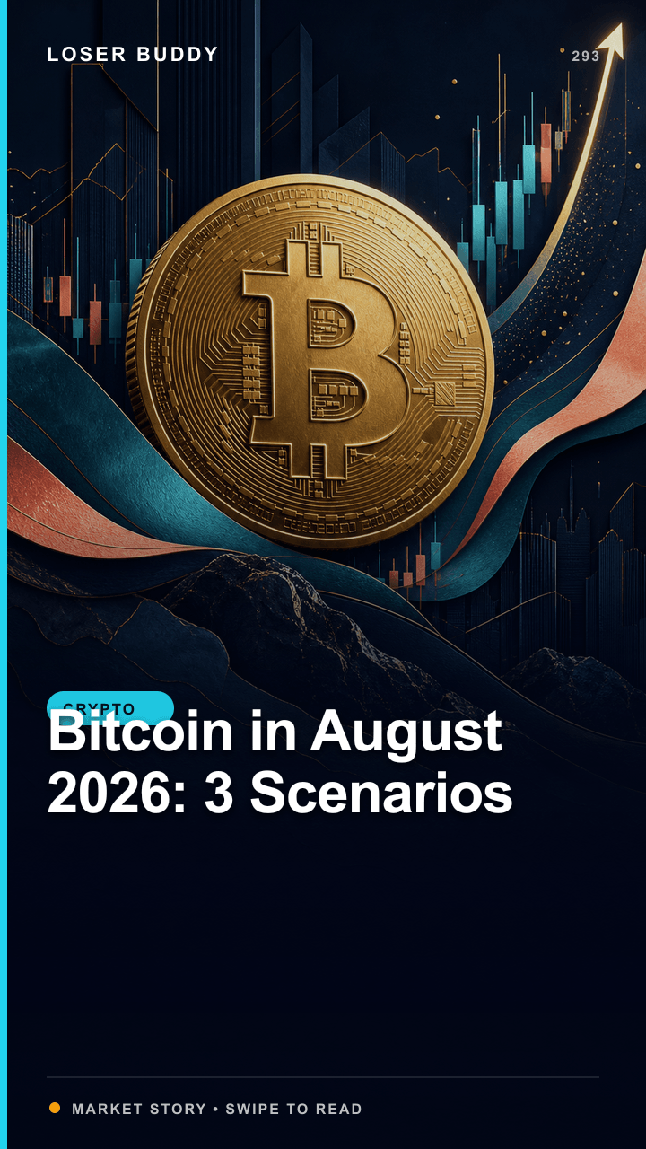 Bitcoin in August 2026: 3 Scenarios