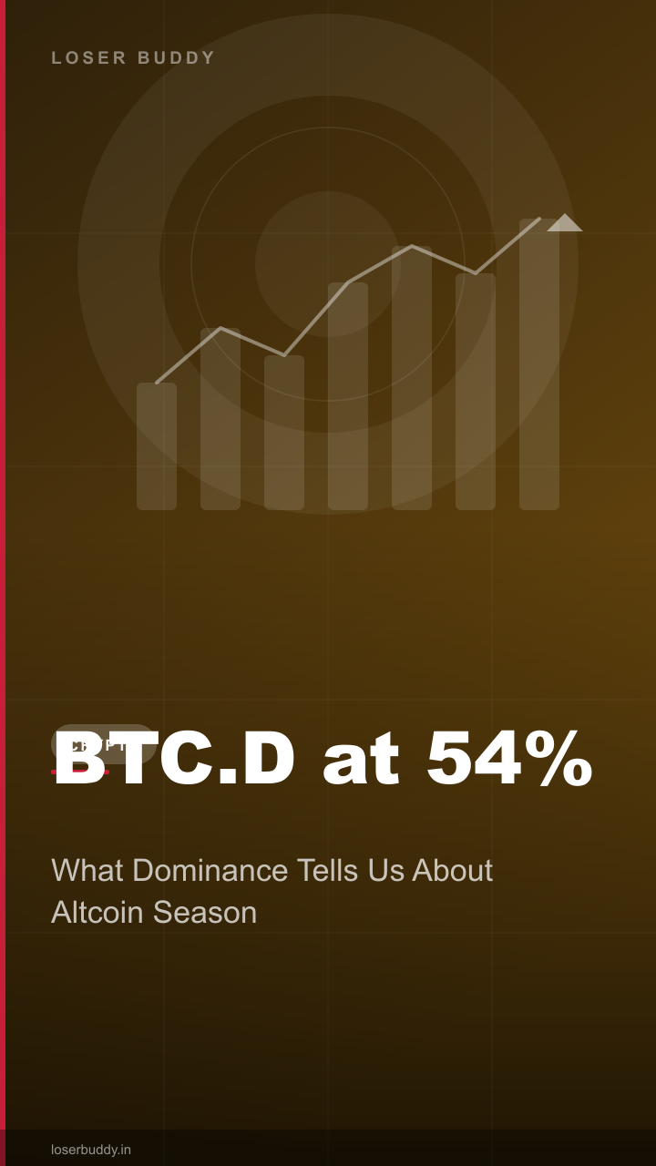 Bitcoin Dominance June 22, 2026: What 54% BTC.D Means for Altcoins