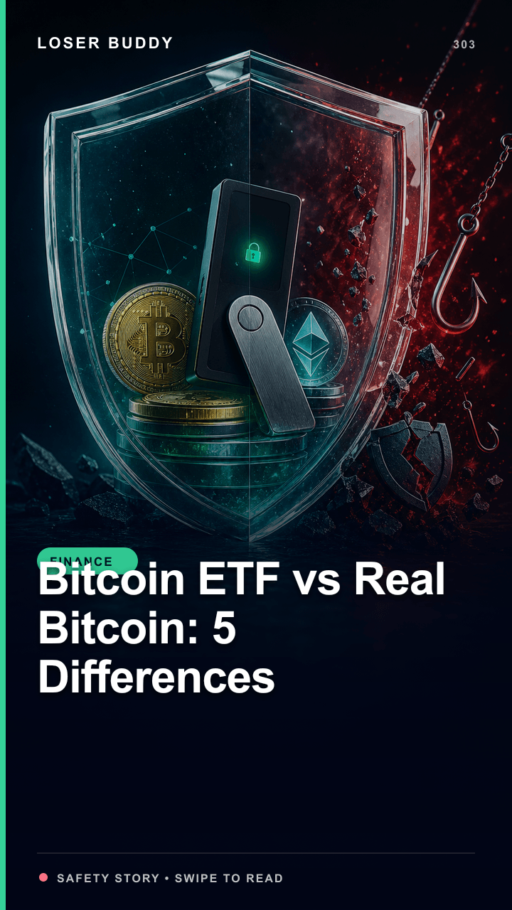 Bitcoin ETF vs Real Bitcoin: 5 Differences