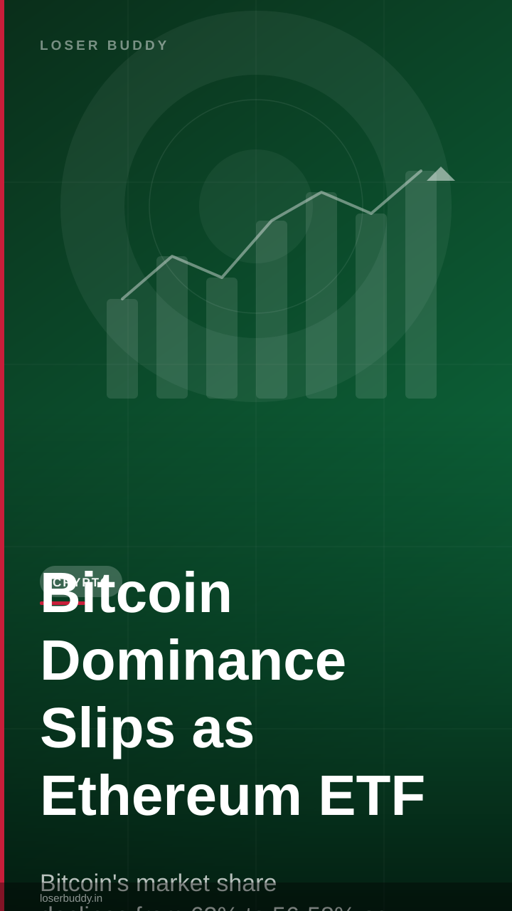 Bitcoin Dominance Slips as Ethereum ETF Draws Institutional Capital