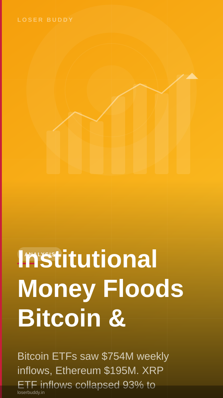 Institutional Money Floods Bitcoin & Ethereum ETFs; XRP Stalls