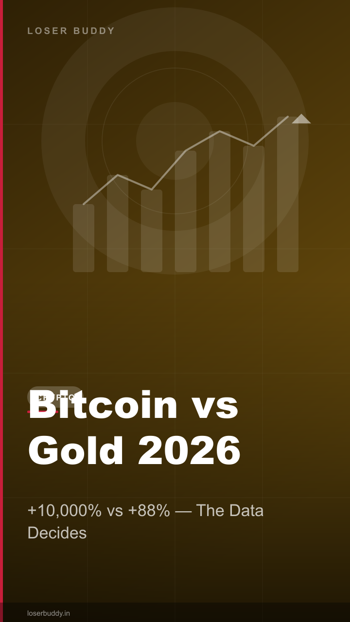 Bitcoin vs Gold 2026: Which Is Better for Indian Investors?