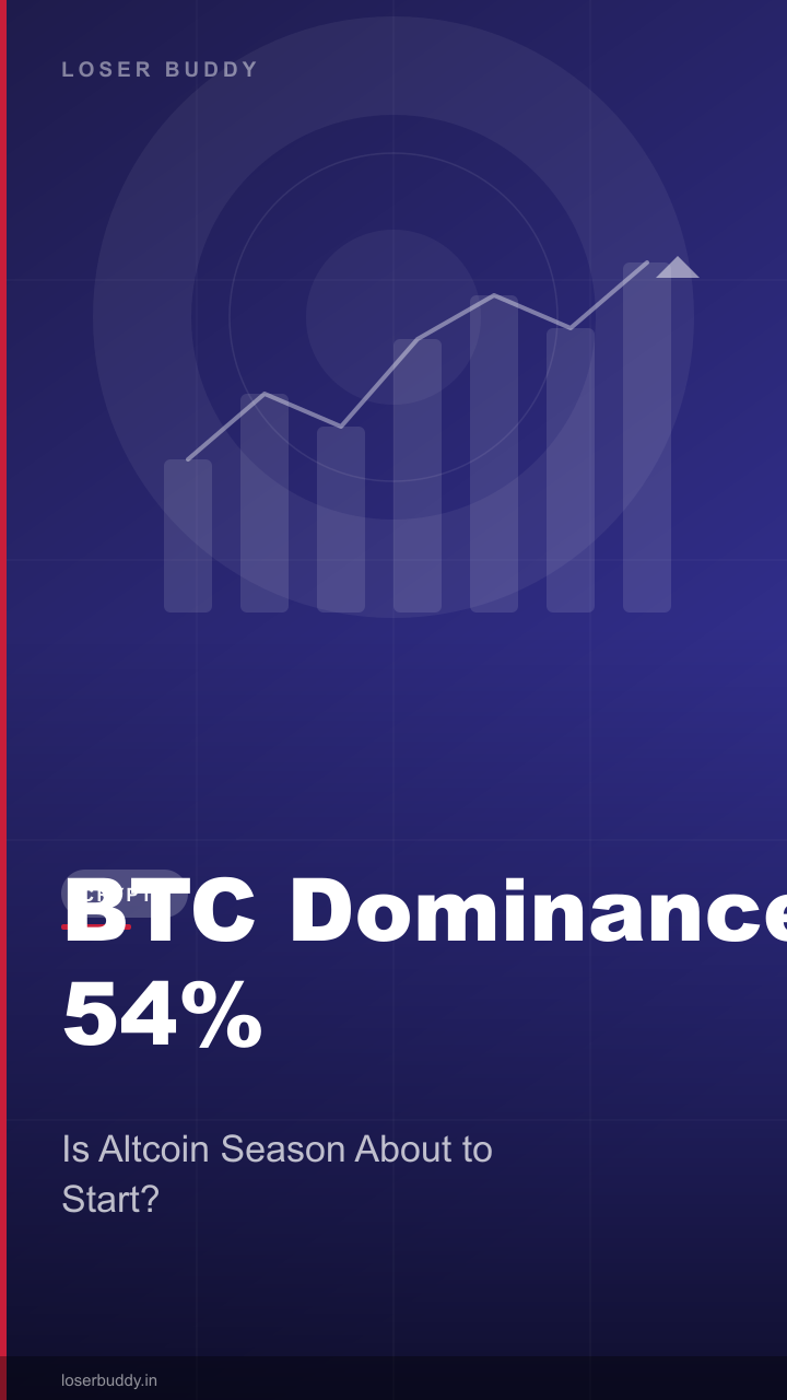 Bitcoin Dominance 54%: Is Altcoin Season Coming?