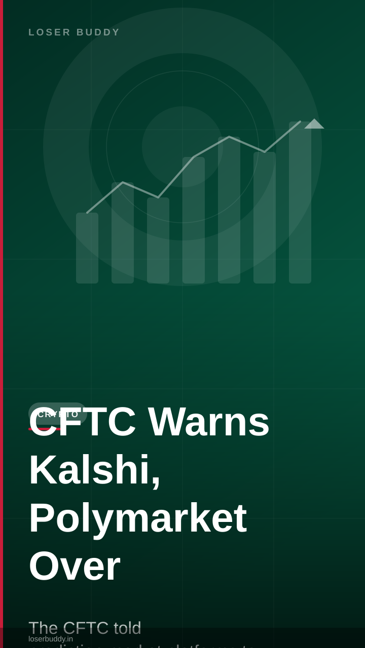 CFTC Warns Kalshi, Polymarket Over Betting-Style Odds