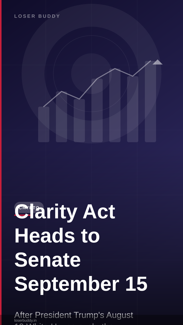 Clarity Act Heads to Senate September 15: What Crypto Regulation Hinges On