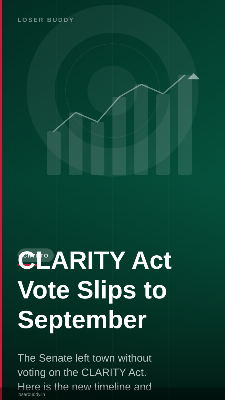 CLARITY Act Vote Slips to September