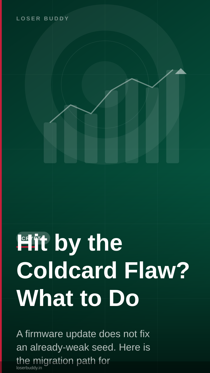 Hit by the Coldcard Flaw? What to Do