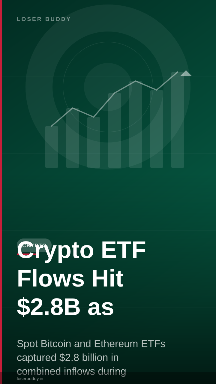 Crypto ETF Flows Hit $2.8B as Institutions Chase Yield Compression Trade