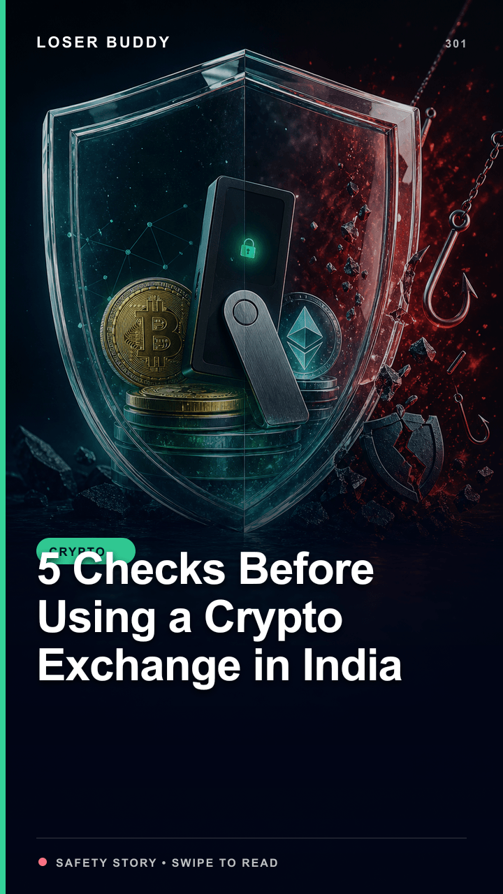 5 Checks Before Using a Crypto Exchange in India