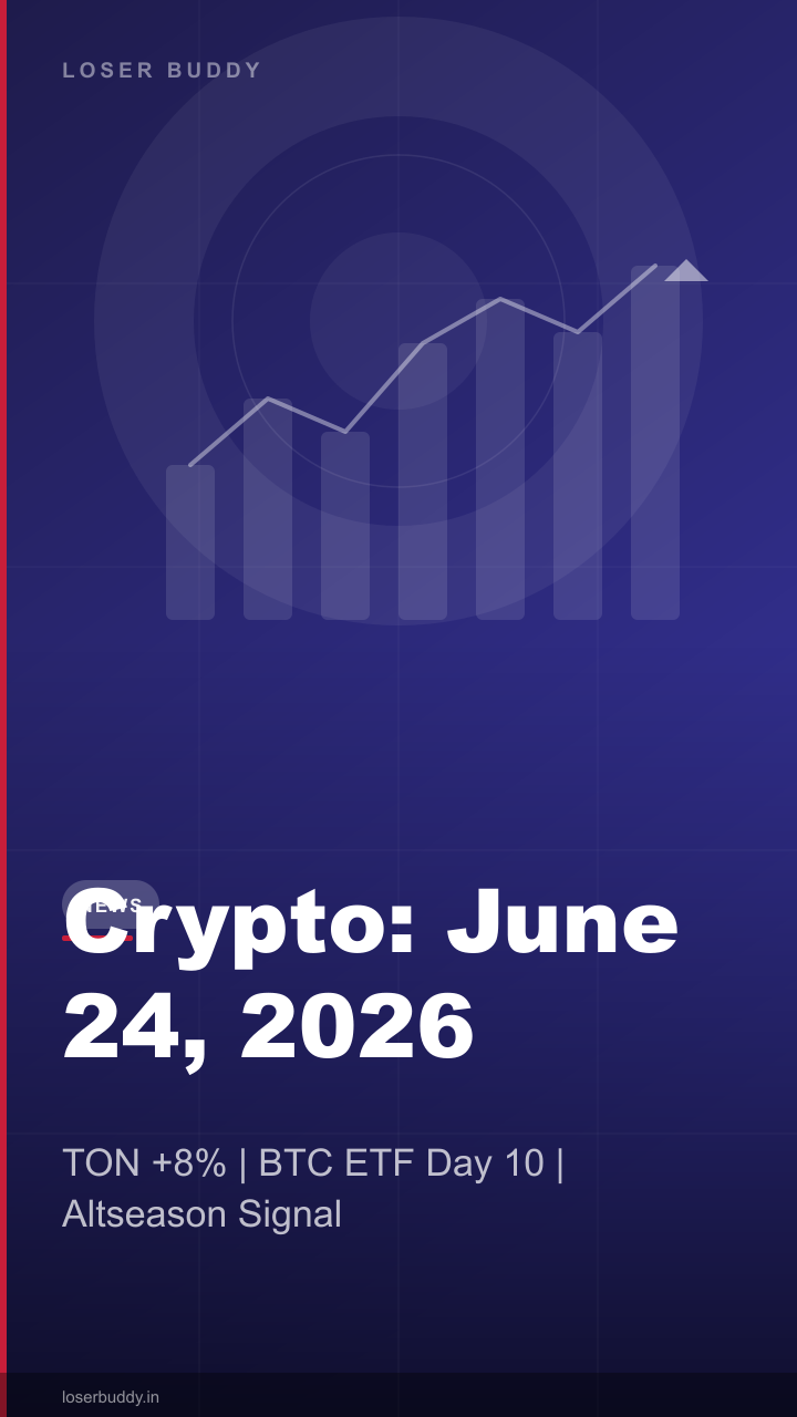 Crypto News Today: June 24, 2026 Market Update