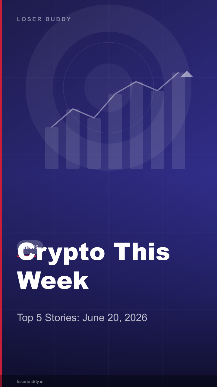 Crypto This Week: The Top 5 Stories of June 20, 2026