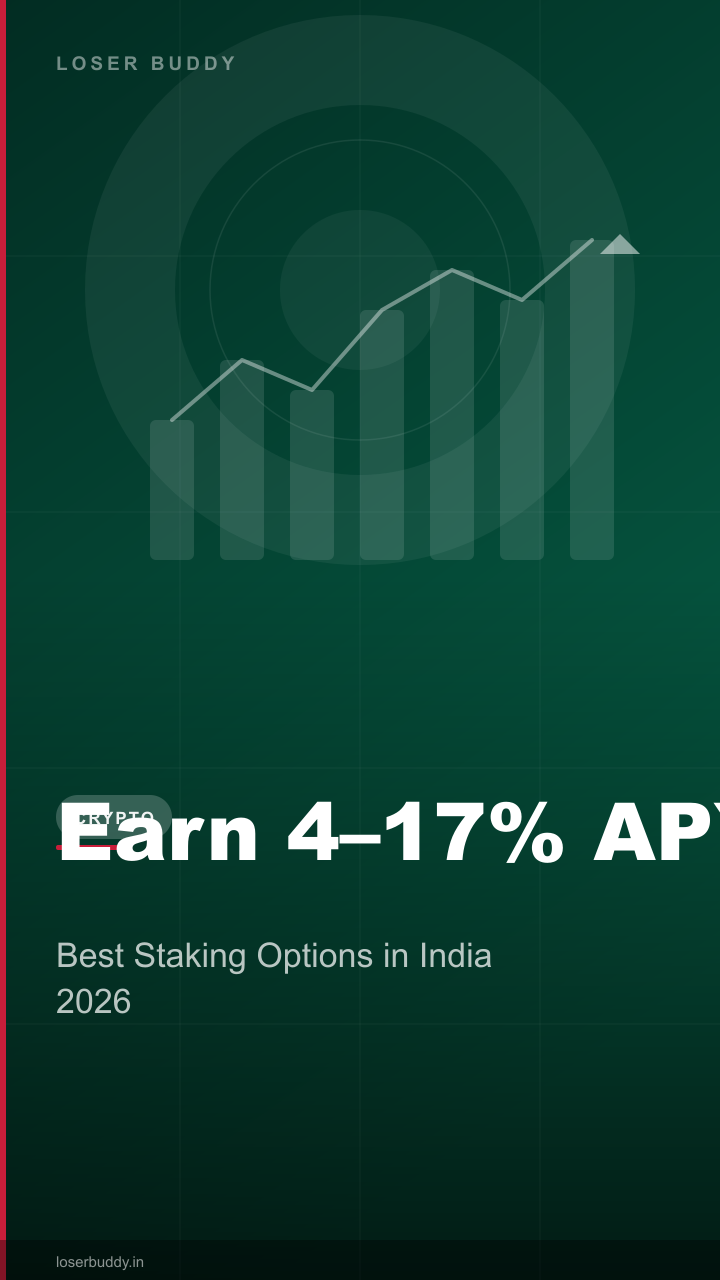 Earn 4–17% APY: Best Crypto Staking Options in India 2026