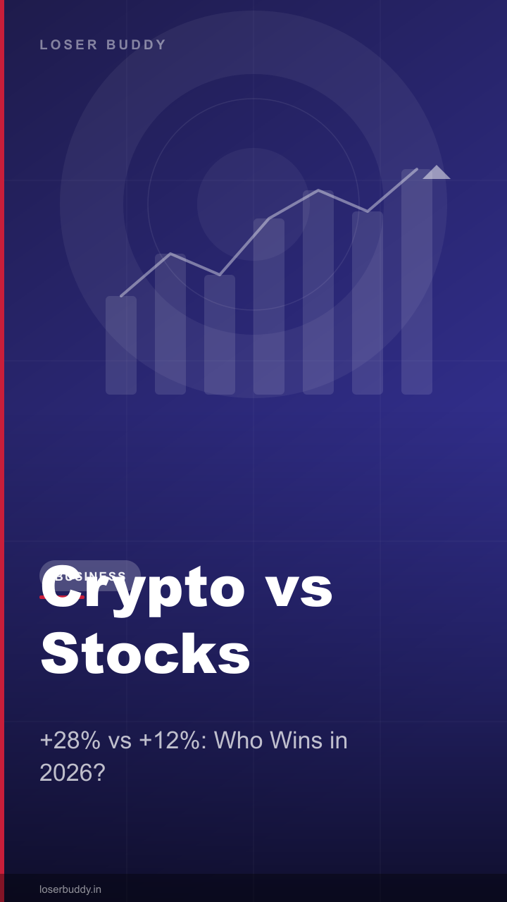 Crypto vs Stocks in 2026: Which Has Better Returns?