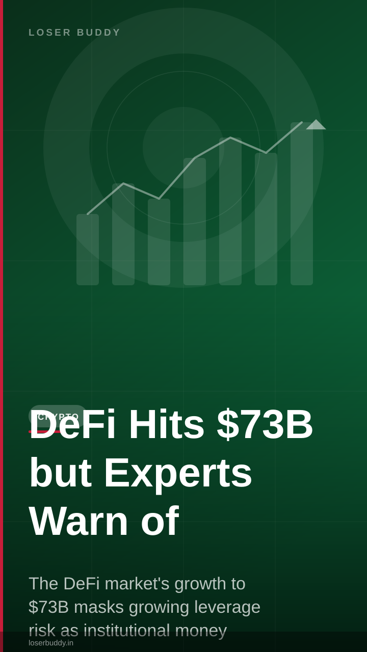 DeFi Hits $73B but Experts Warn of Leverage Landmine in Concentrated Staking