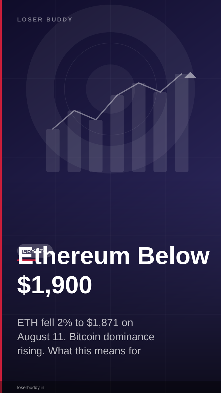 Ethereum Below $1,900: Is Altseason Over or Just Stalling?