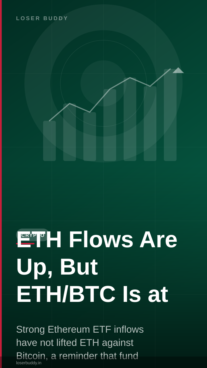 ETH Flows Are Up, But ETH/BTC Is at Multi-Year Lows
