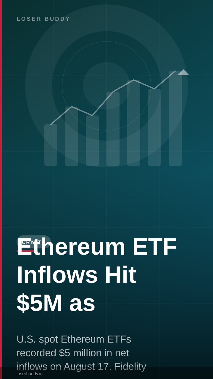 Ethereum ETF Inflows Hit $5M as Institutions Return