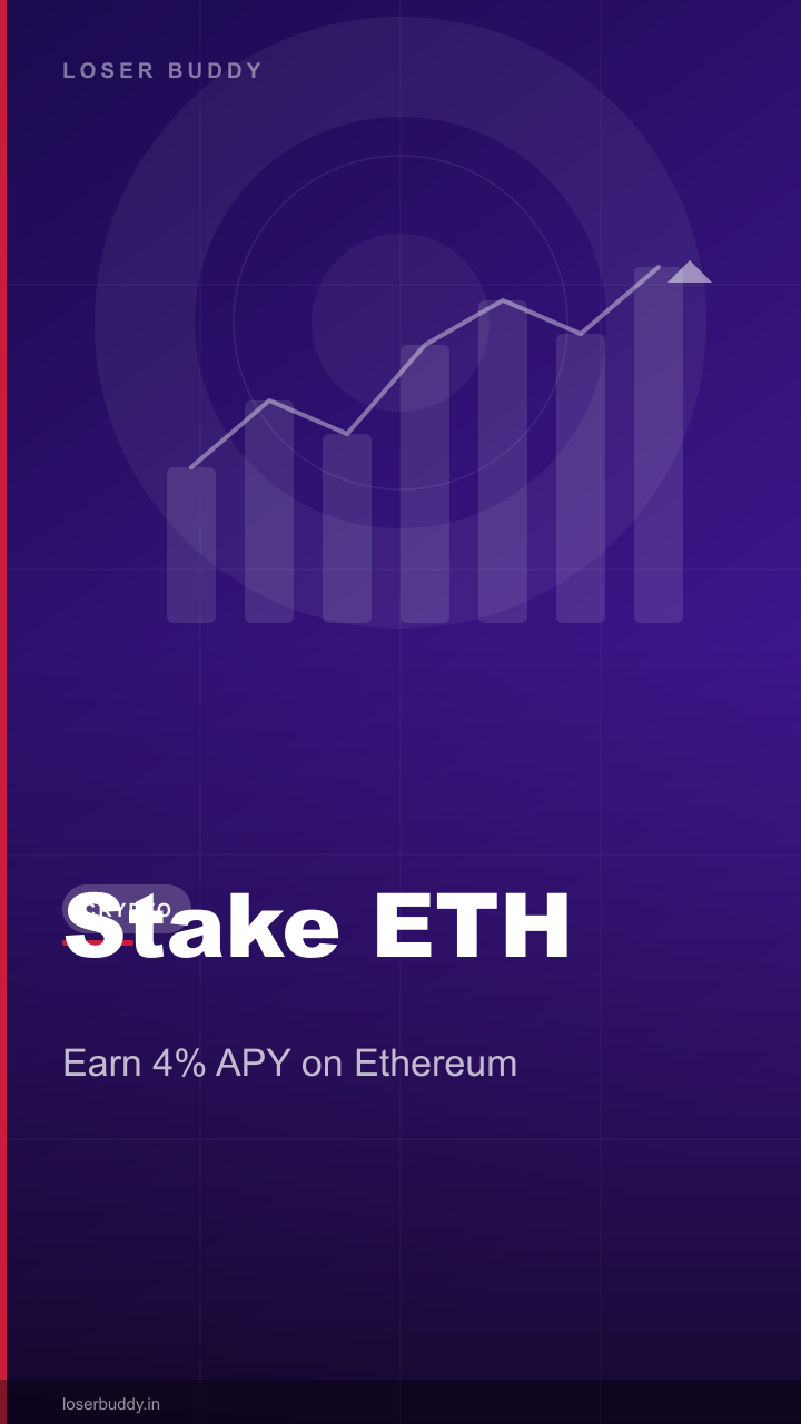 Earn 4% APY Staking Ethereum