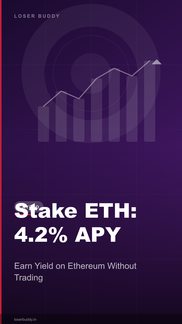 ETH Staking in 2026: Earn 4.2% APY Explained Simply
