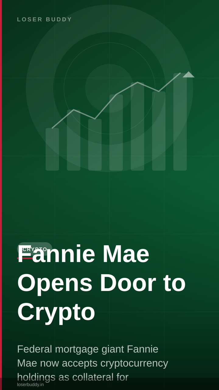 Fannie Mae Opens Door to Crypto-Backed Down Payments