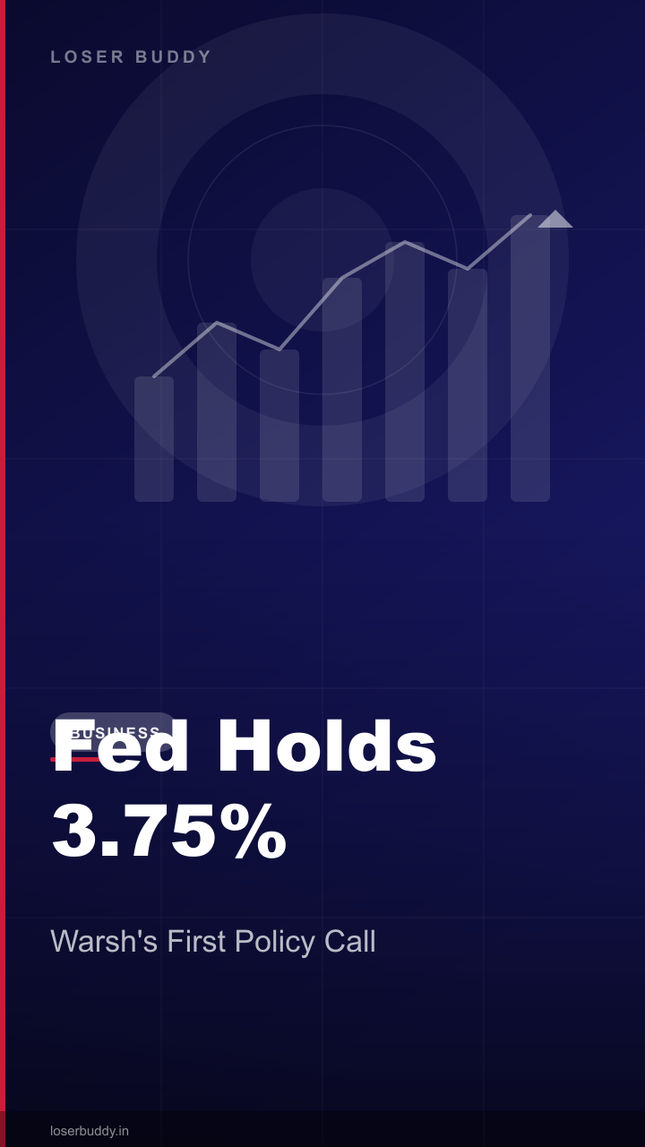 Fed Holds Rates — Warsh's First Call