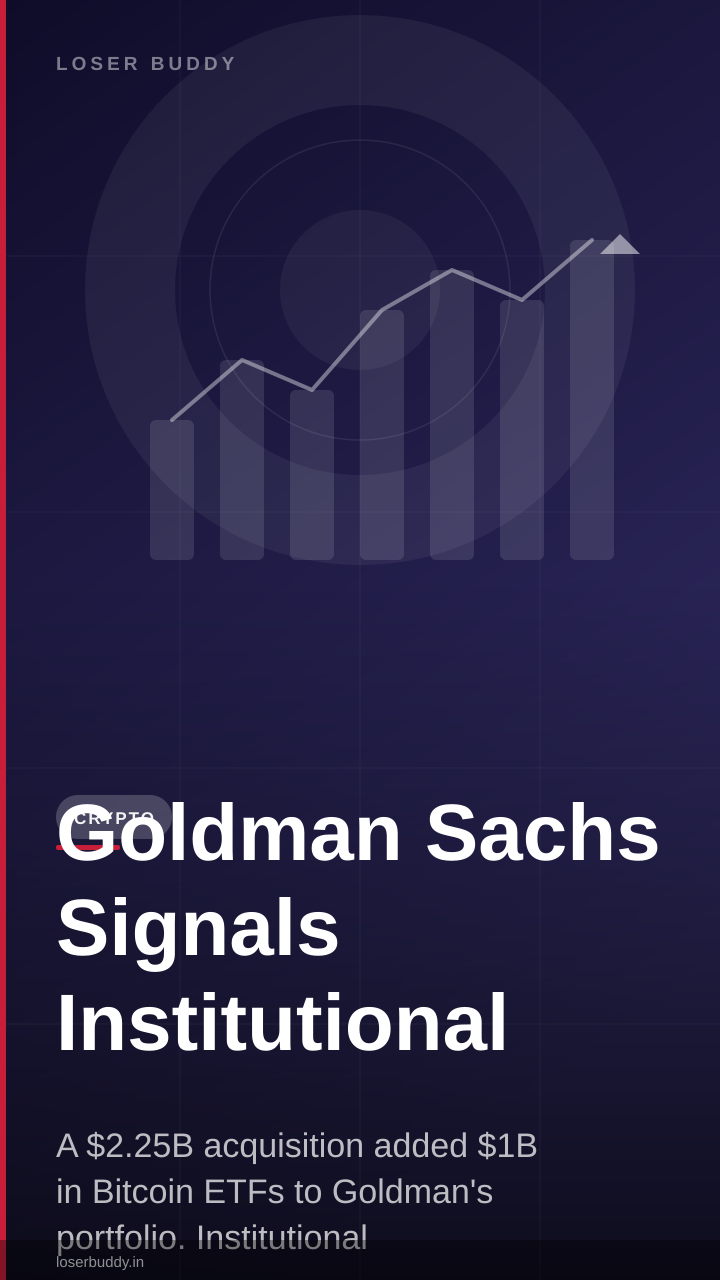 Goldman Sachs Signals Institutional Crypto Conviction With Major Bitcoin ETF Acquisition
