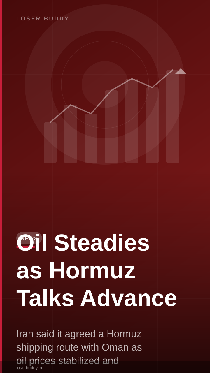 Oil Steadies as Hormuz Talks Advance