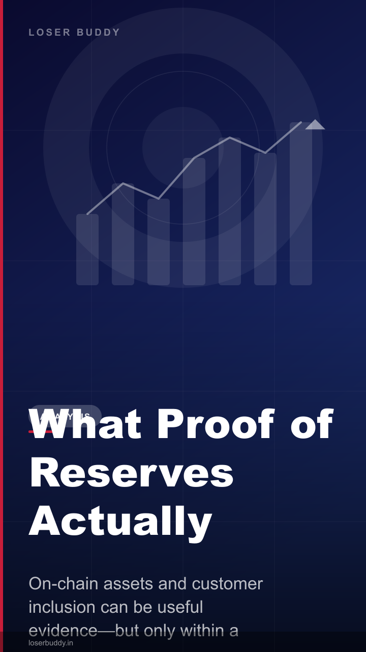 What Proof of Reserves Actually Proves