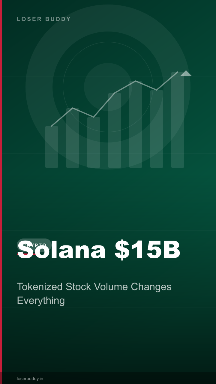 Solana: $15B Tokenized Stock Volume Changes Everything