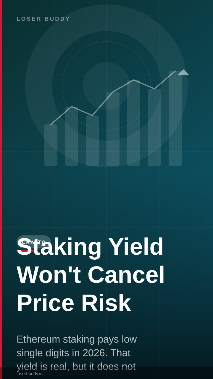 Staking Yield Won't Cancel Price Risk