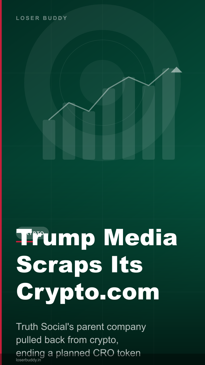 Trump Media Scraps Its Crypto.com Treasury Deal