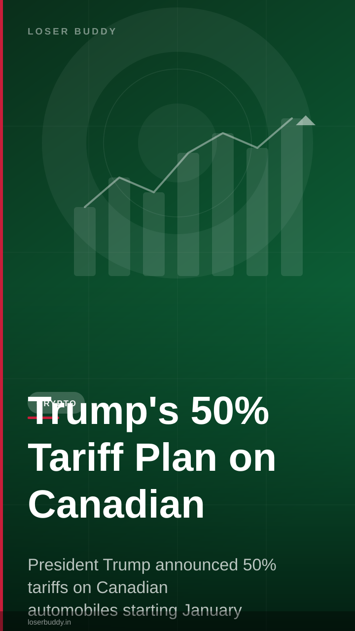 Trump's 50% Tariff Plan on Canadian Autos: Inflation Risk and Crypto's Safe Haven Role