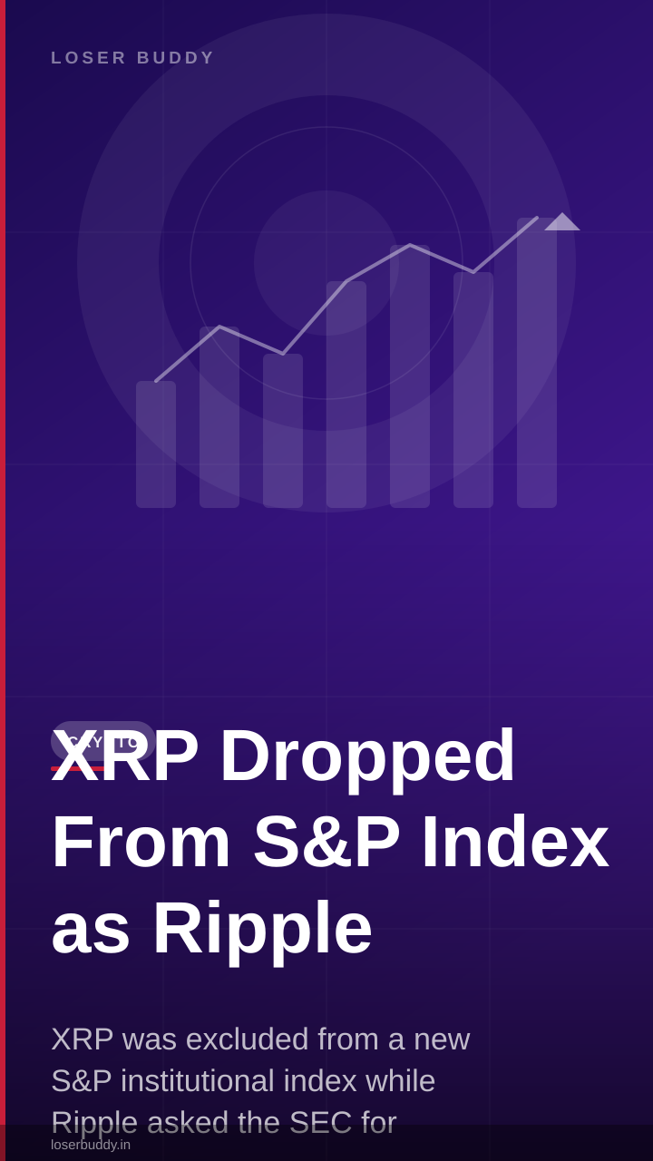 XRP Dropped From S&P Index as Ripple Presses SEC