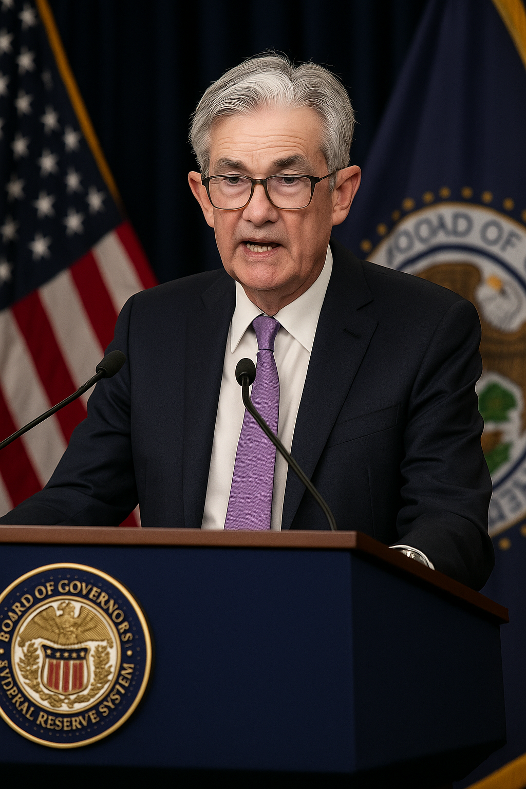 FED FOMC Rate Cut Decision 2025 — Powell press conference and Wall Street reaction.