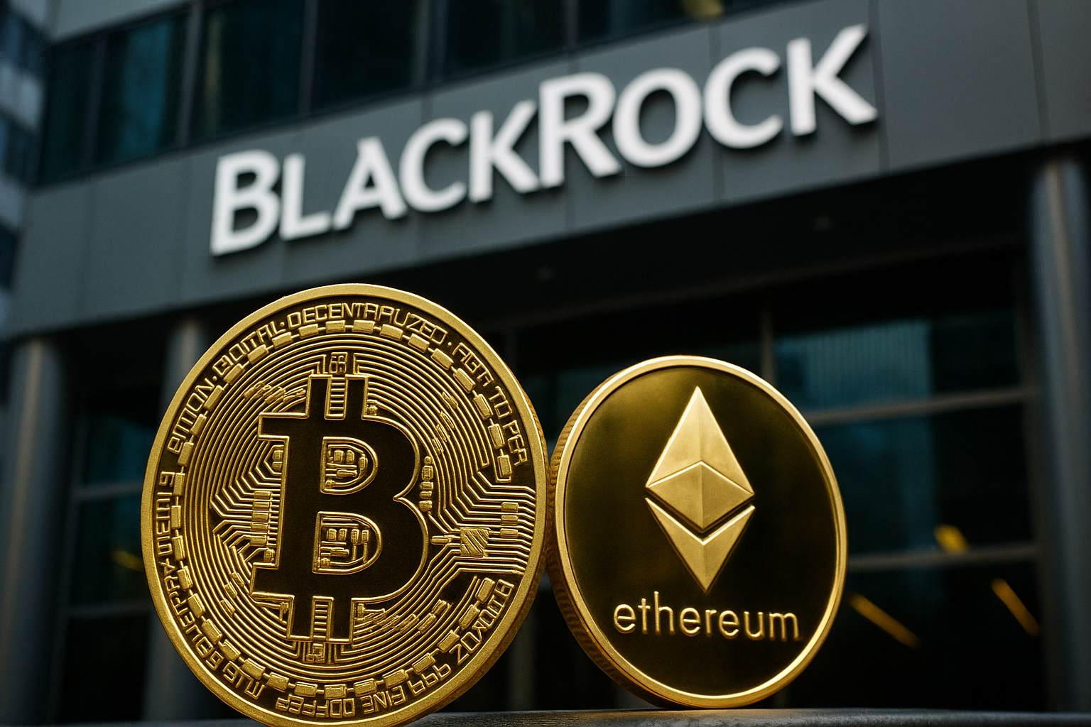 BlackRock Bitcoin and Ethereum Investment – institutional crypto deposits into Coinbase signal bull market momentum.